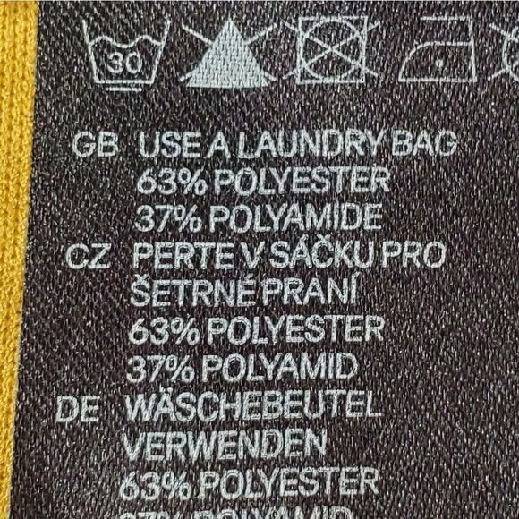 🔹️Divided H&M Yellow & Black Floral Print Lace Overlay Mini Skirt Size 6 - Picture 10 of 11